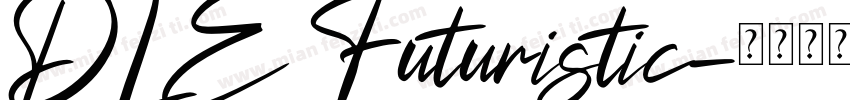DLE Futuristic字体转换